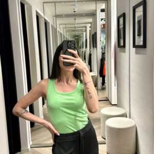 Zielony top Karl Lagerfeld