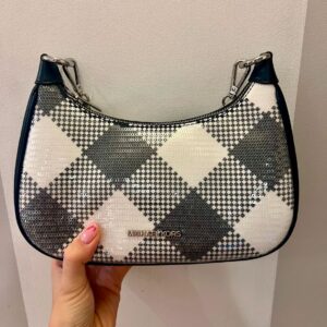 Niebiesko-biała torebka Michael Kors