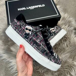 Materiałowe sneakersy Karl Lagerfeld