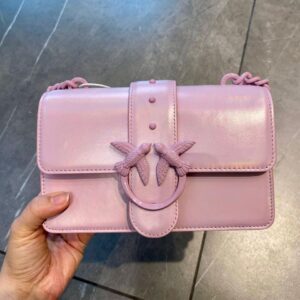 Liliowa torebka Mini Pinko