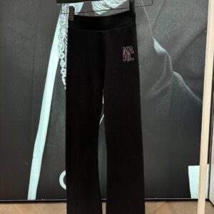 Czarne spodnie materiałowe Karl Lagerfeld