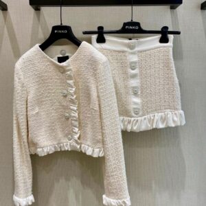 Biała spódnica Pinko