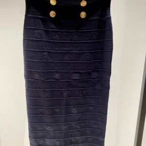 Czarna spódnica sweterkowa Pinko