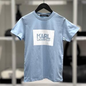 Niebieski t-shirt Karl Lagerfeld