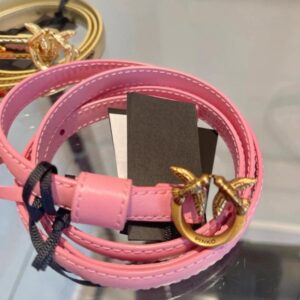 Różowy pasek Pinko 1cm