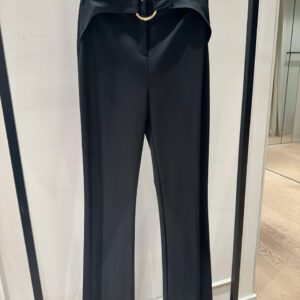 Czarne eleganckie spodnie Pinko