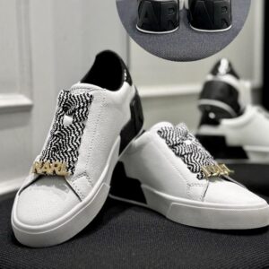 Czarno-białe sneakersy Karl Lagerfeld