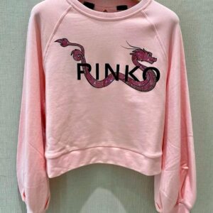 Różowa bluza Pinko snake