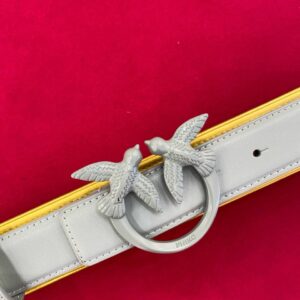 Niebieski/szary pudrowy pasek Pinko