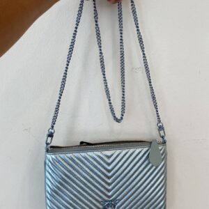 Szaro-niebieska torebka Pinko