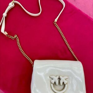 Biała torebka Pinko Love Click Puff Baby