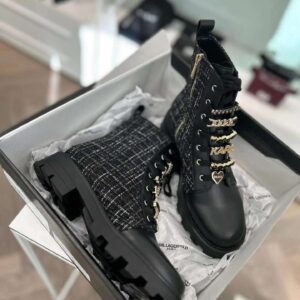 Czarne botki Karl Lagerfeld