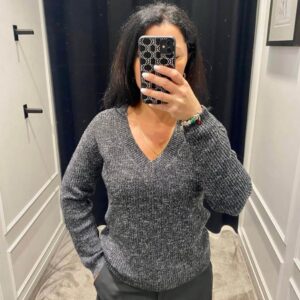 Szary sweter Karl Lagerfeld