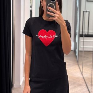 Czarny t shirt Karl Lagerfeld L